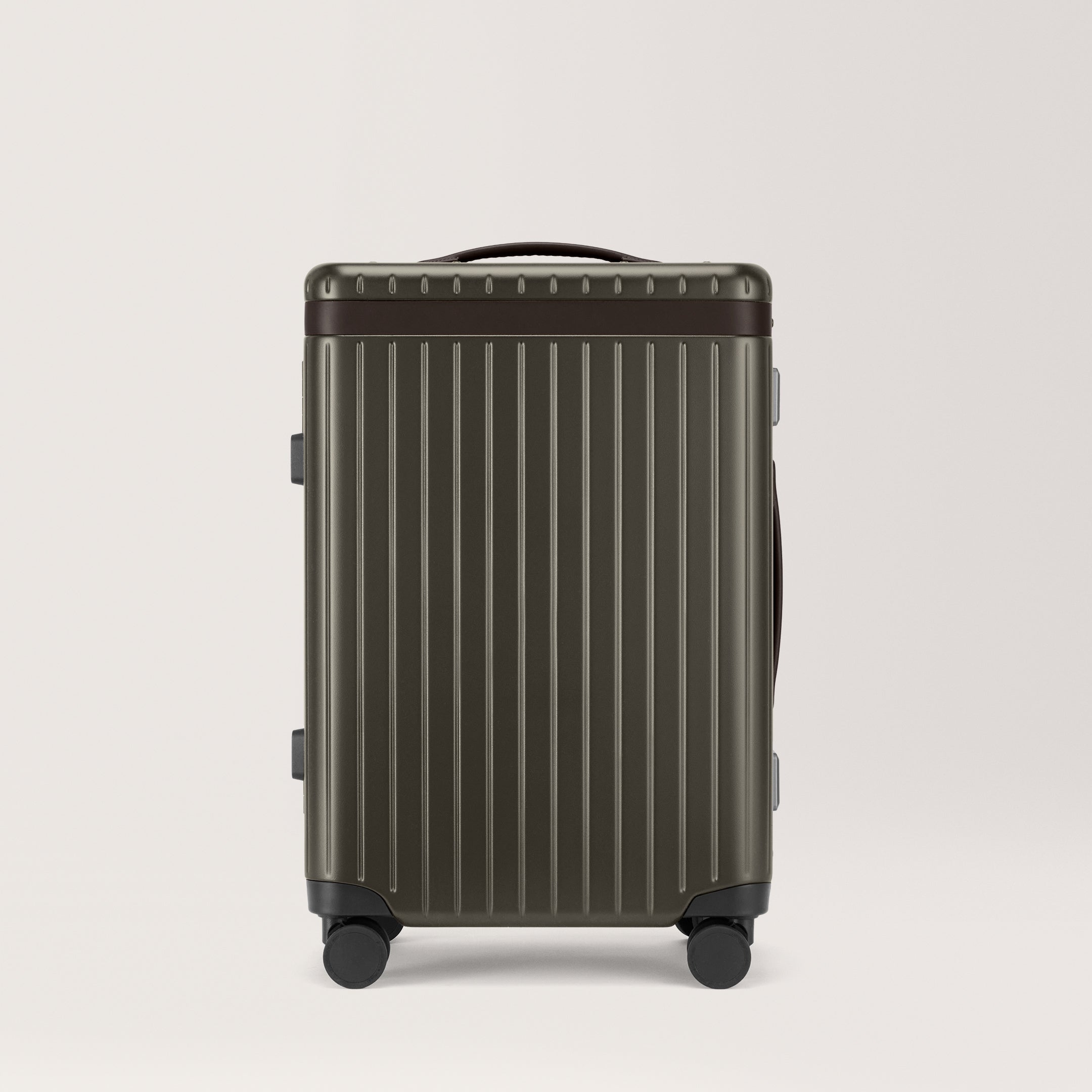 The Large Carry-on Dark Olive / Chocolate 
