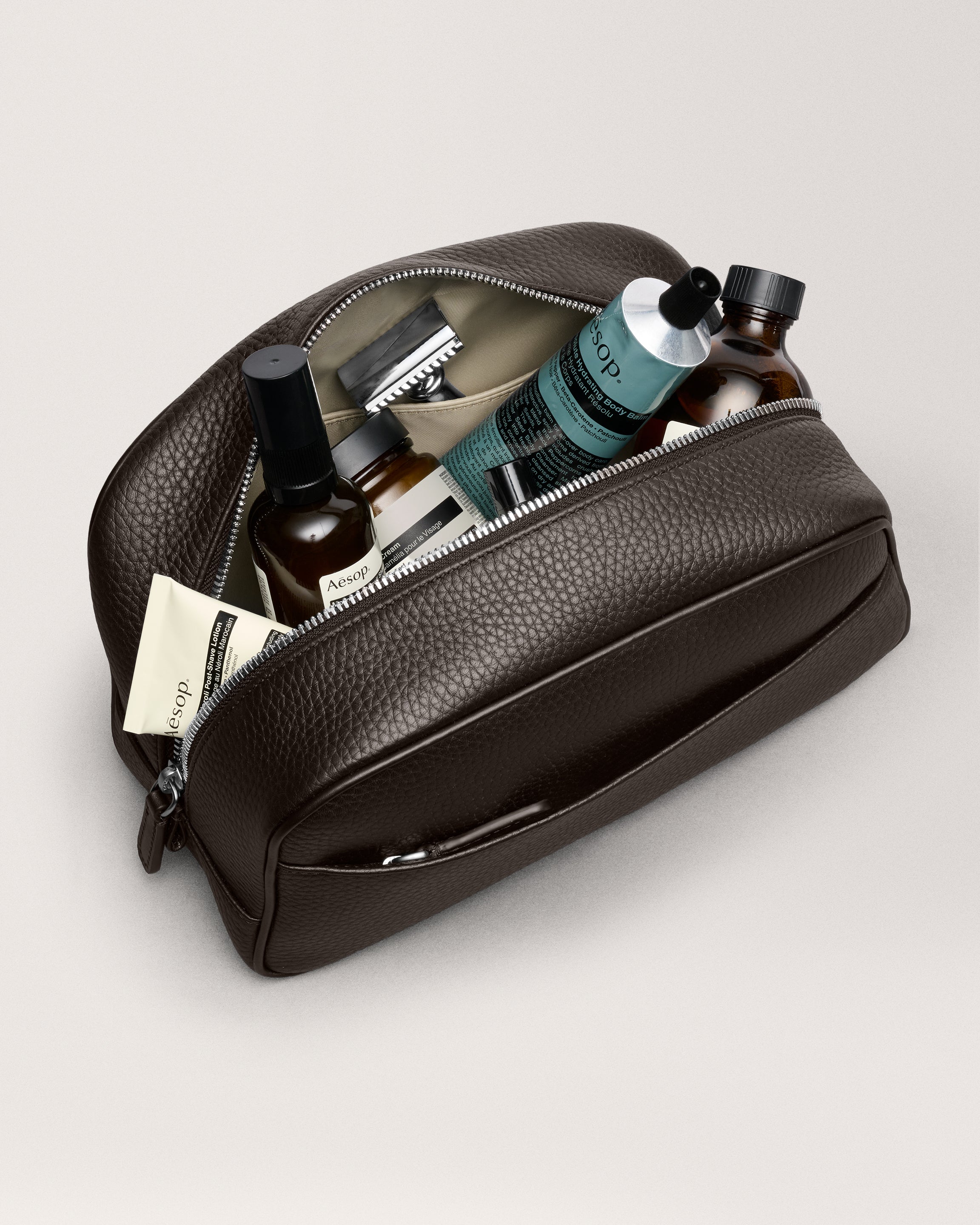 Large Washbag chocolate