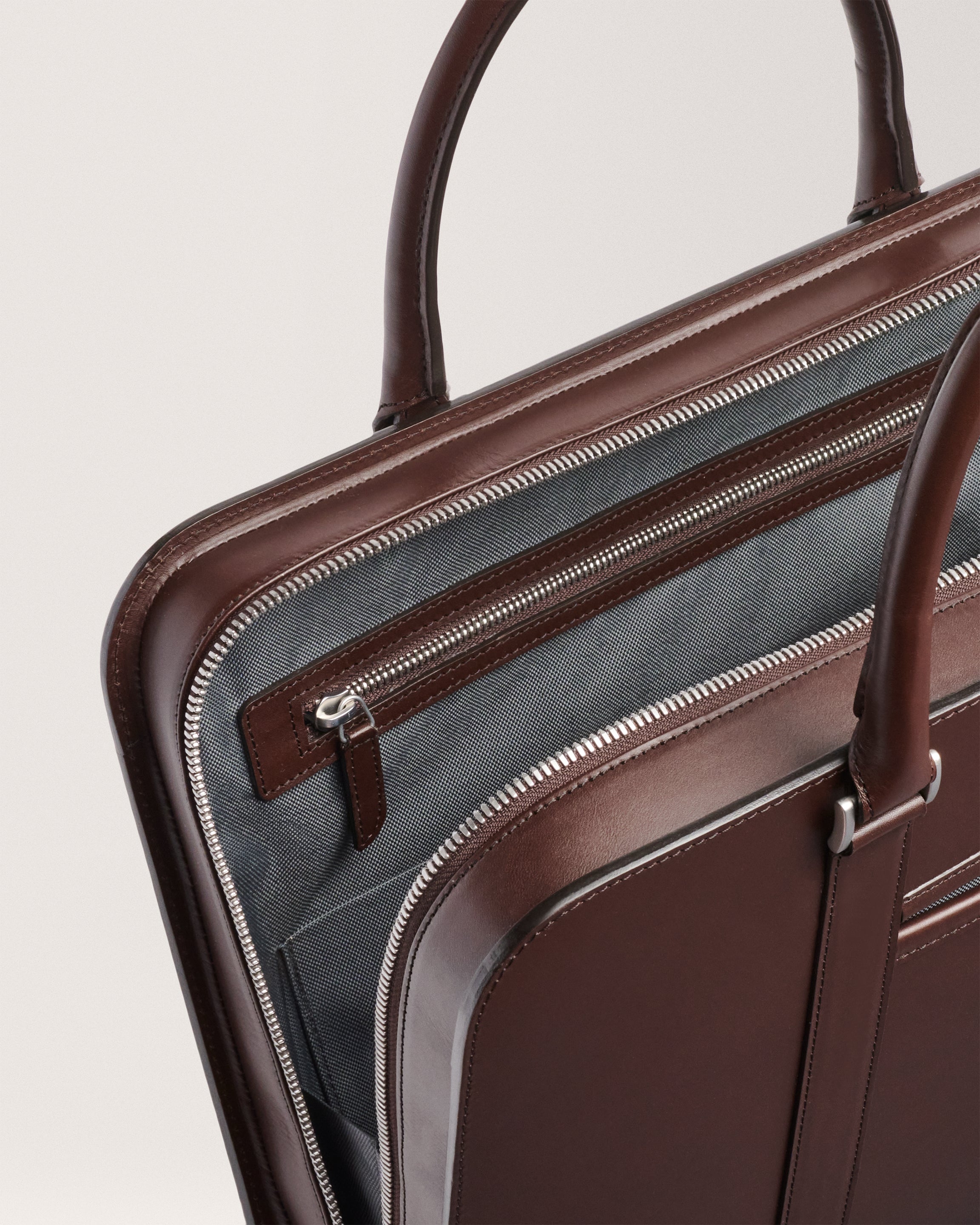 Palissy Briefcase - Return chocolate