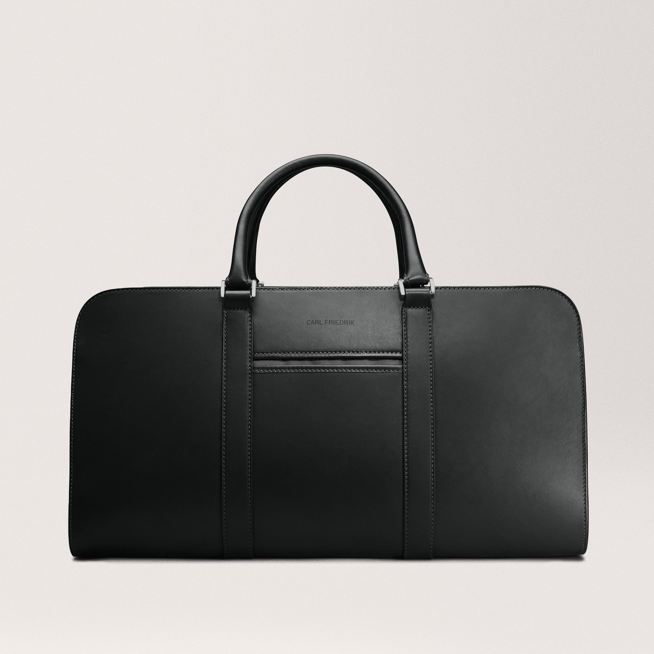 Palissy Weekend Black Leather weekend bag