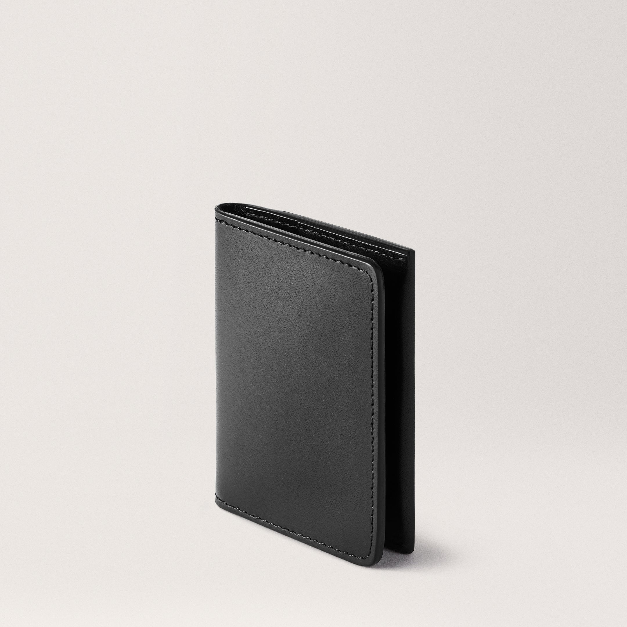Swanfield Wallet Black Leather card wallet