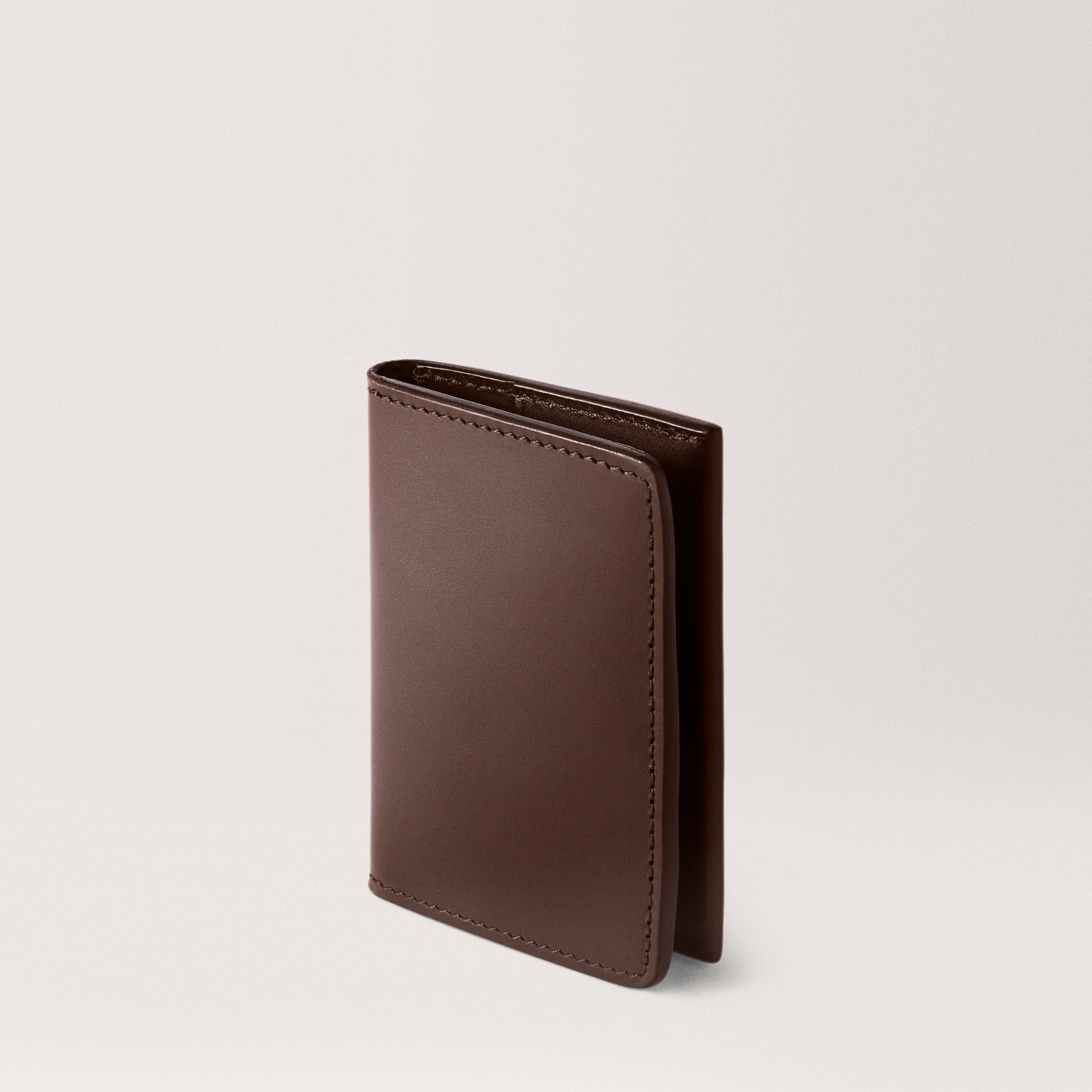Swanfield Wallet Chocolate Leather card wallet