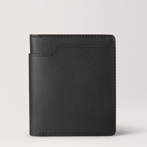 Walden Wallet Black Vertical bi-fold wallet