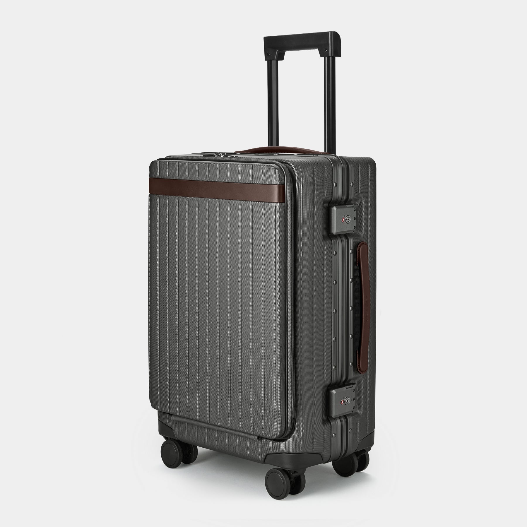 The Carry-on X - Return Chocolate Polycarbonate carry-on suitcase - Excellent Condition