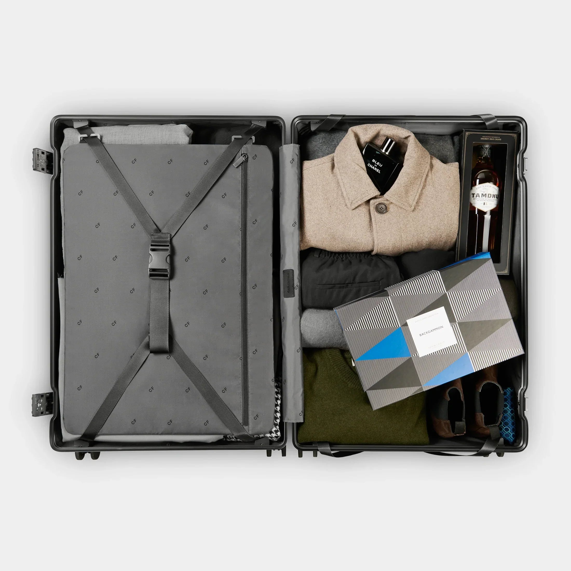 The Large Check-in - Return black