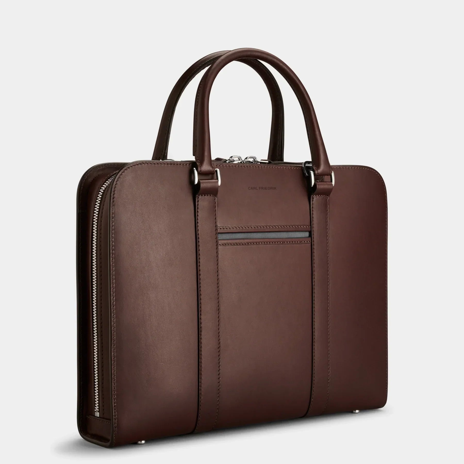 Palissy Briefcase - Return Chocolate Slim leather briefcase - Good Condition