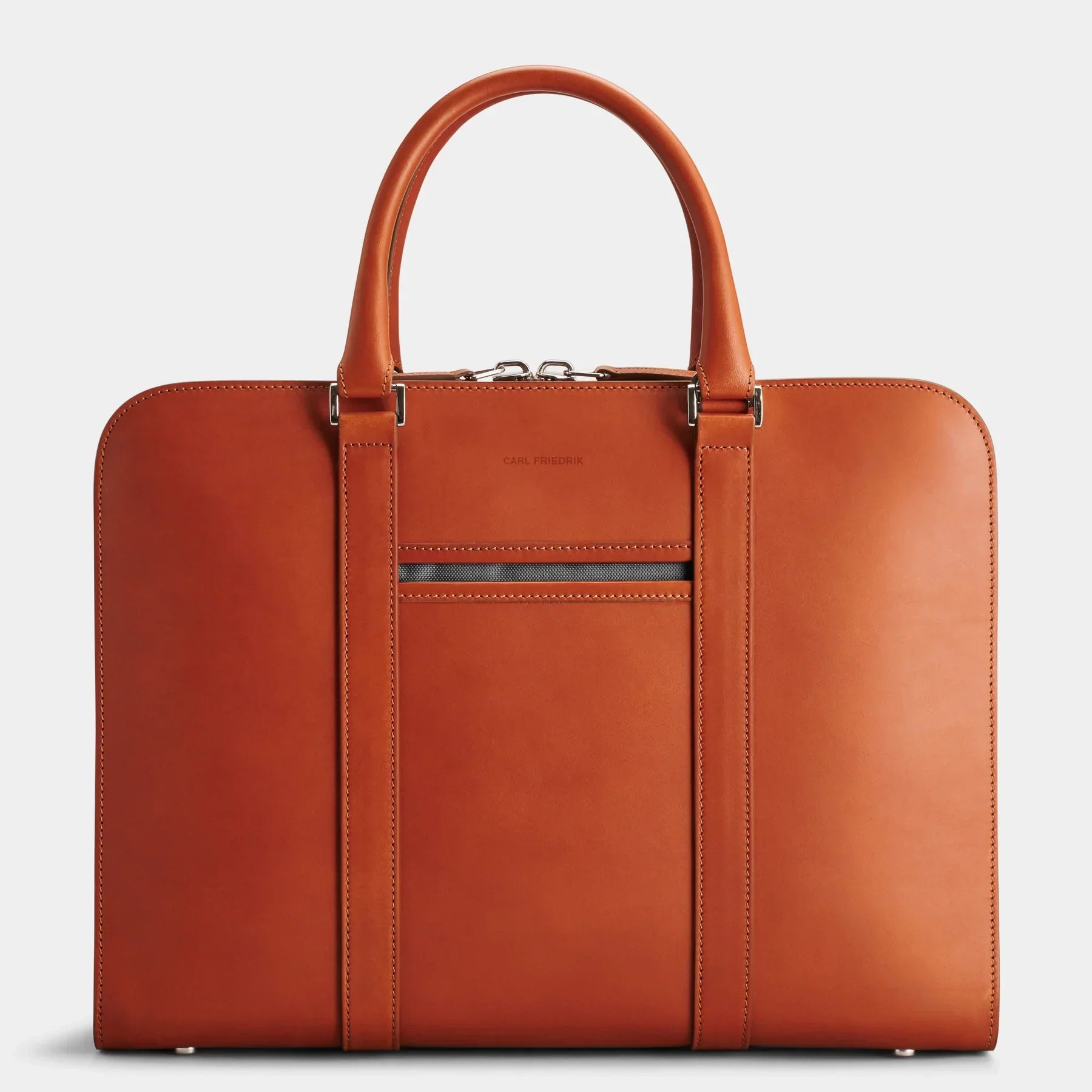 Palissy Briefcase - Return cognac-grey