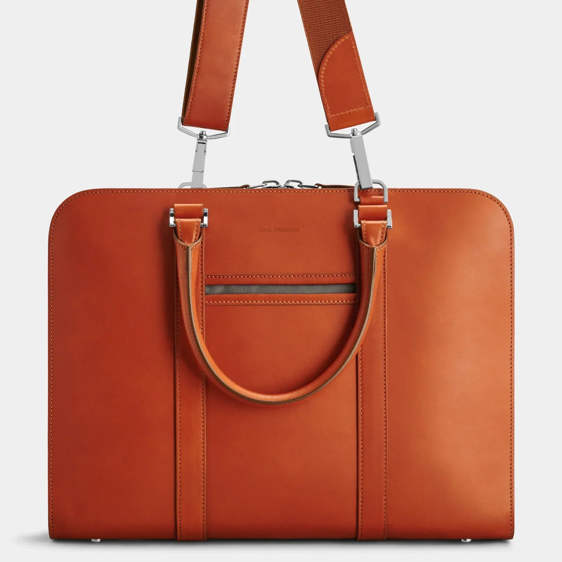Palissy Briefcase - Return cognac-grey