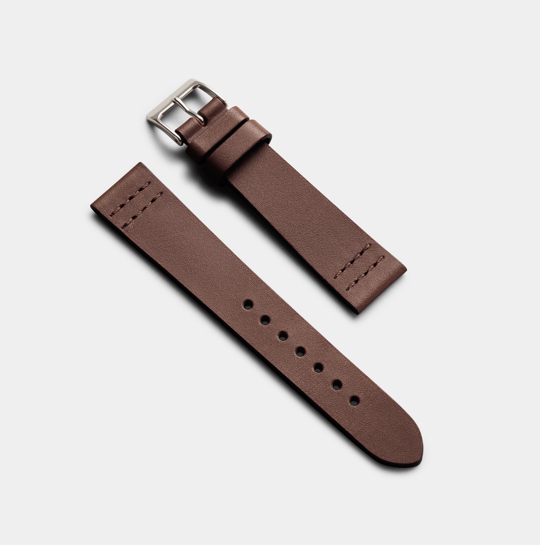 The Modern Watch Strap Chocolate / 18mm Leather watch strap