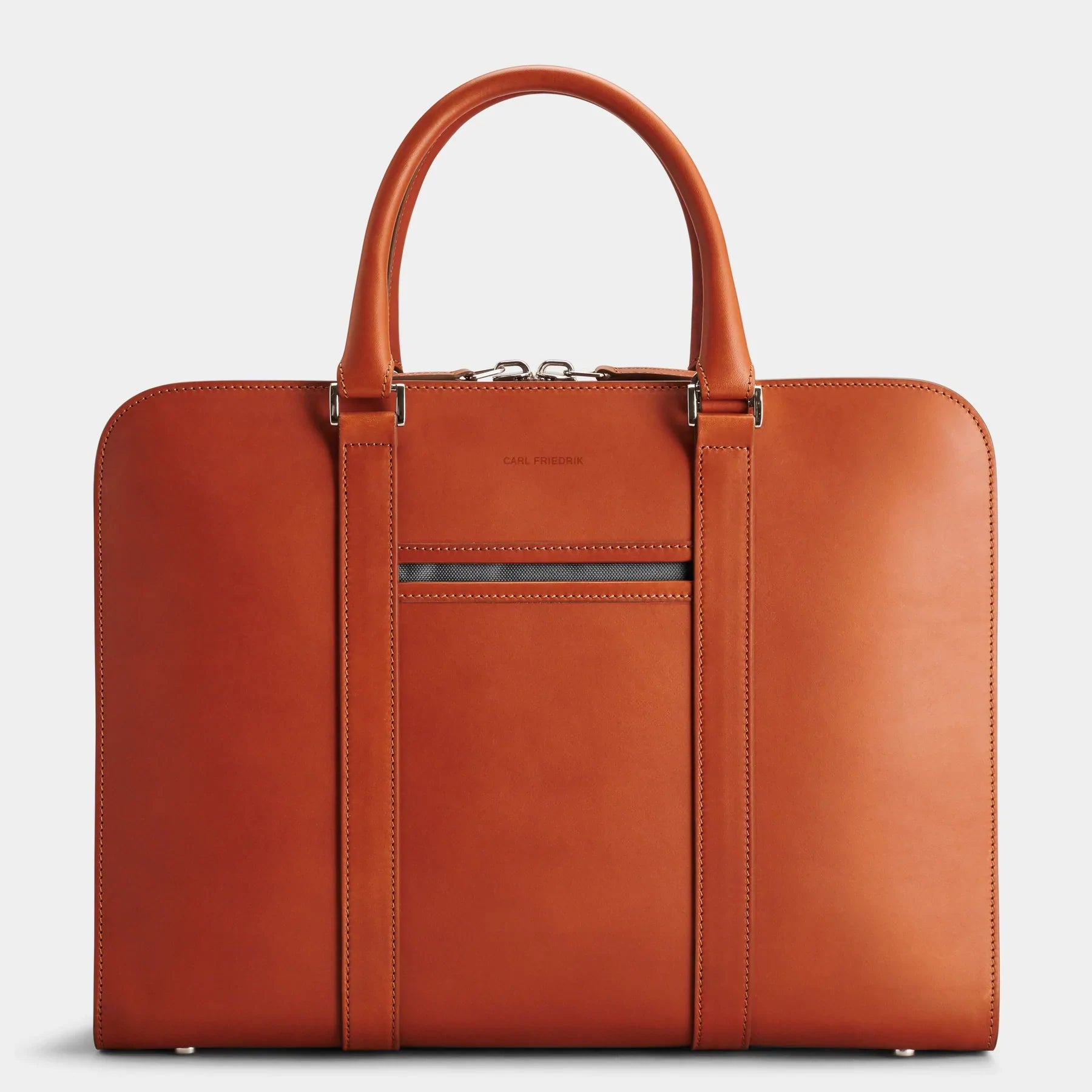 Palissy Briefcase - Sample cognac