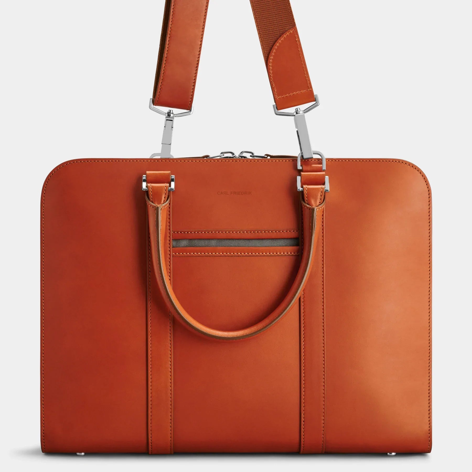 Palissy Briefcase - Sample cognac